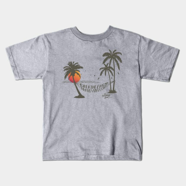 Breathe Easy Travel Freely Kids T-Shirt by Breathing_Room